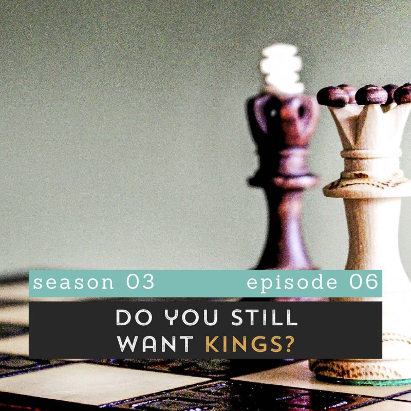 The Pantry Podcast S03E06 Do You Still Want Kings Cover Art: King & Queen Chess Pieces on Checkered Board